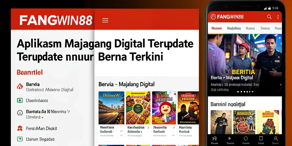 Screenshot antarmuka FANGWIN88 yang menampilkan berita terbaru dan menarik.