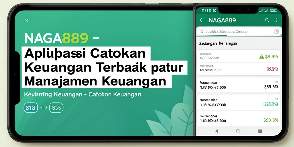 Antarmuka aplikasi NAGA889 yang mudah digunakan untuk Catatan Keuangan.