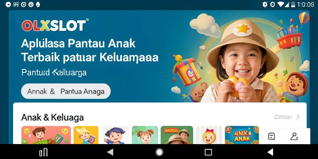 Antarmuka intuitif OLXSLOT untuk memantau anak dengan mudah.